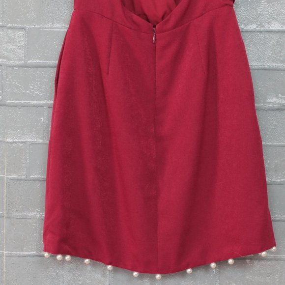 NBD X Revolve Red Pearl Mini Dress - Picture 8 of 10